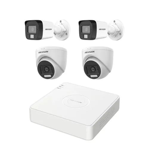 HIKVISION 4 unit 1080P night vision security cc camera Package