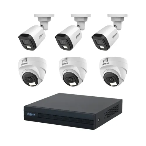 Dahua 6 unit Cc camera package