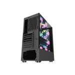 APTECH AP-8307B ARGB GAMING CASE (BLACK) - Image 2