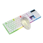 Revenger RKM-24G Seven Color RGB Gaming Combo (White)