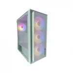 Revenger Bomber Mesh Mid Tower ATX RGB Gaming Case White