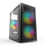 Revenger FIRE Mini Tower Micro ATX RGB Gaming Case