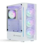 Revenger HAWA Mid Tower ATX RGB Gaming Case White
