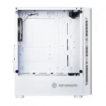 Revenger HAWA Mid Tower ATX RGB Gaming Case White - Image 2