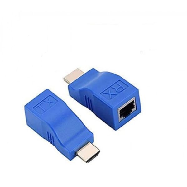 HDMI TO RJ45 EXTENDER CAT5E CAT6 CABLE NETWORK CONVERTER REPEATER